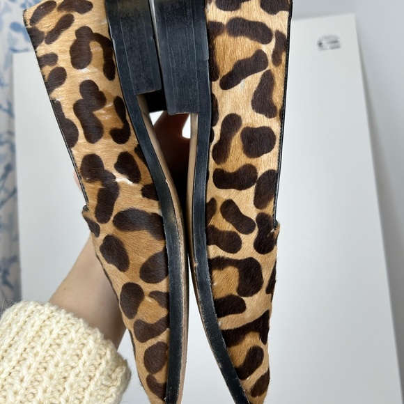 Yves Saint Laurent Brown Pony Hair Loafers - Picture 10 of 14